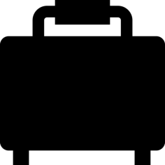 Baggage Silhouette Outline Drawing Svg Vector, Free Vectors File